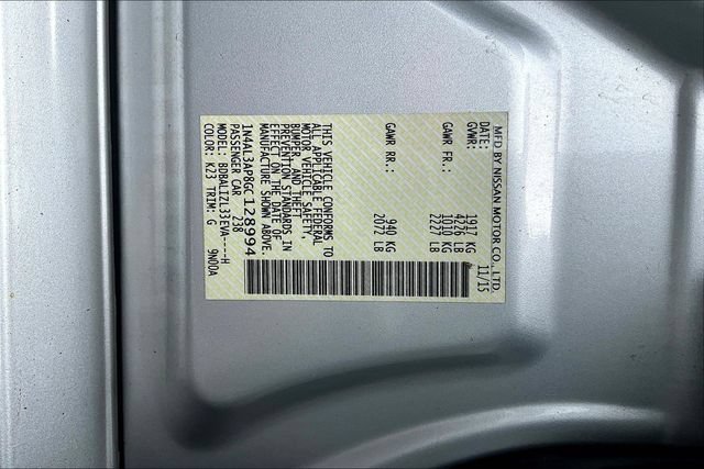 Used 2016 Nissan Altima 2.5 SV FWD image 4