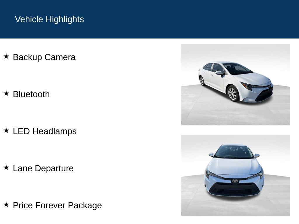 Used 2024 Toyota Corolla LE FWD image 2