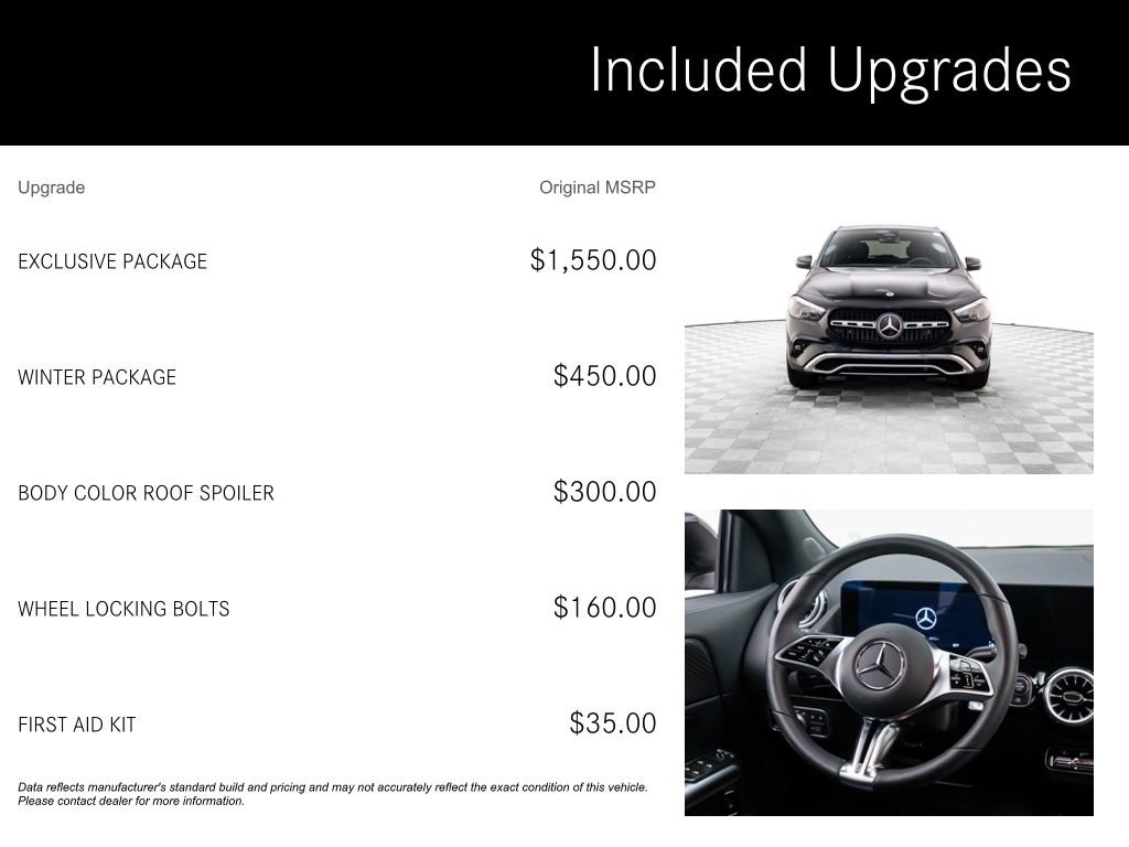 Certified 2025 Mercedes-Benz GLA 250 GLA 250 w/ Exclusive Package image 4