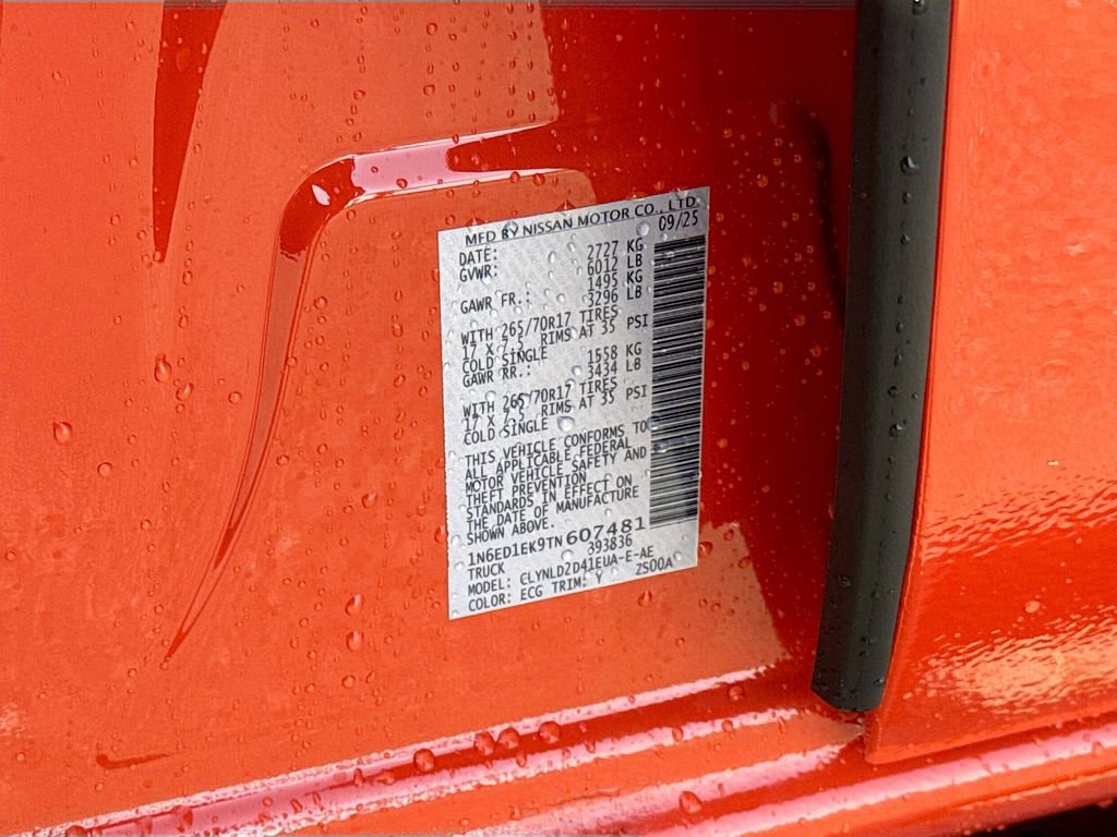 New 2026 Nissan Frontier PRO-4X image 33