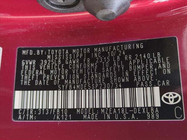 Certified 2025 Toyota Corolla LE FWD image 15