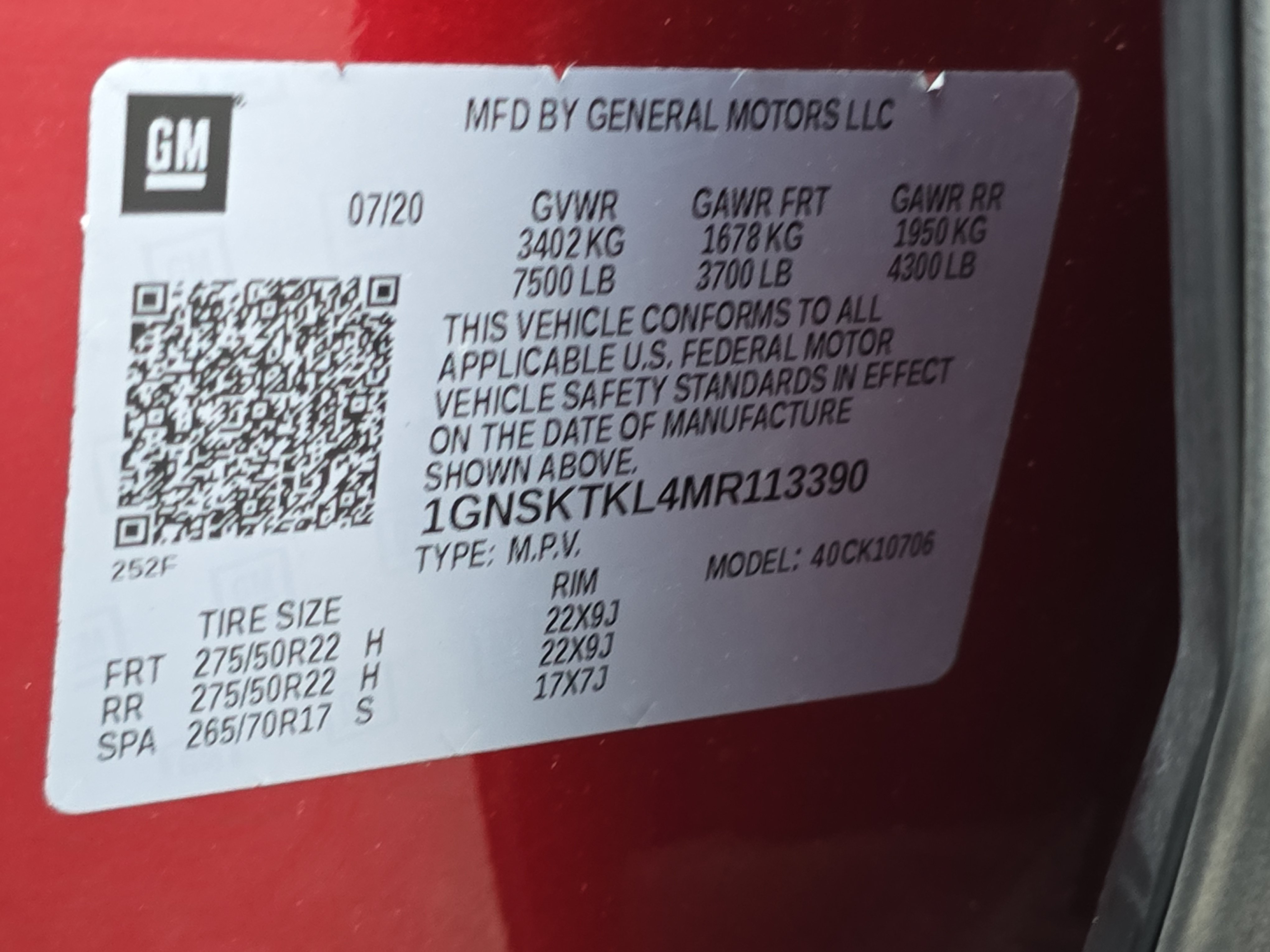 Used 2021 Chevrolet Tahoe High Country w/ Premium Package AWD/4WD image 39