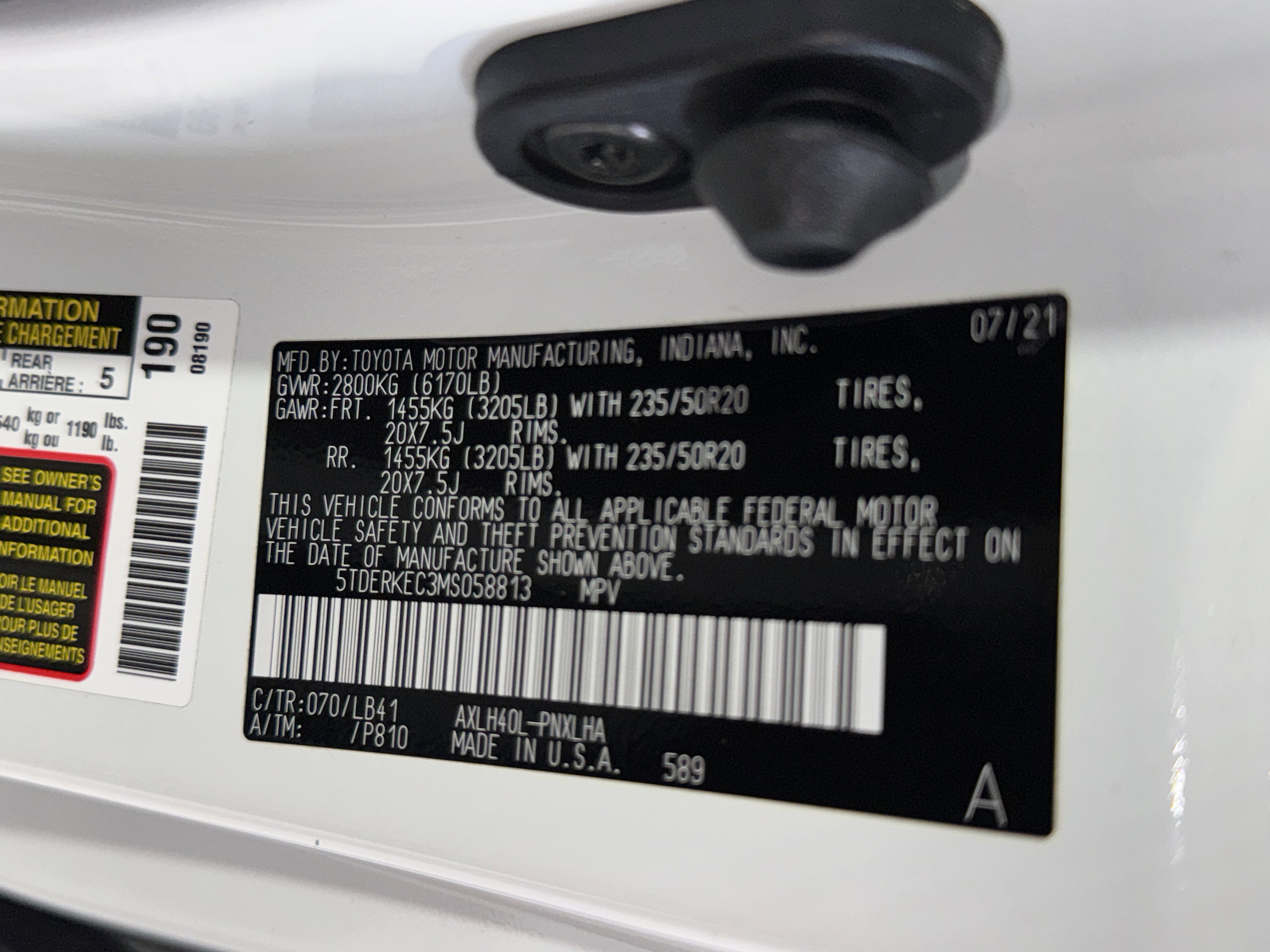 Used 2021 Toyota Sienna Platinum image 39