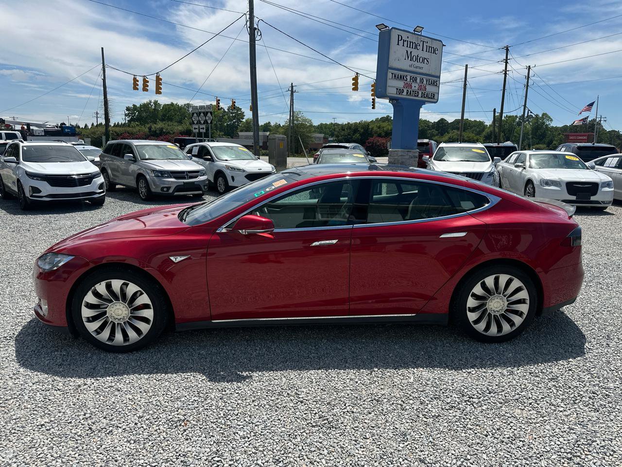 Used 2015 Tesla Model S P85D AWD/4WD image 2