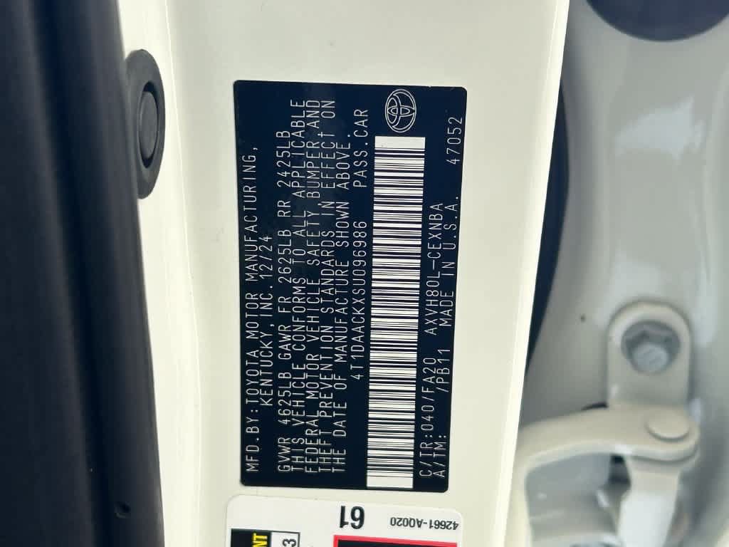 Used 2025 Toyota Camry LE w/ Convenience Package FWD image 21