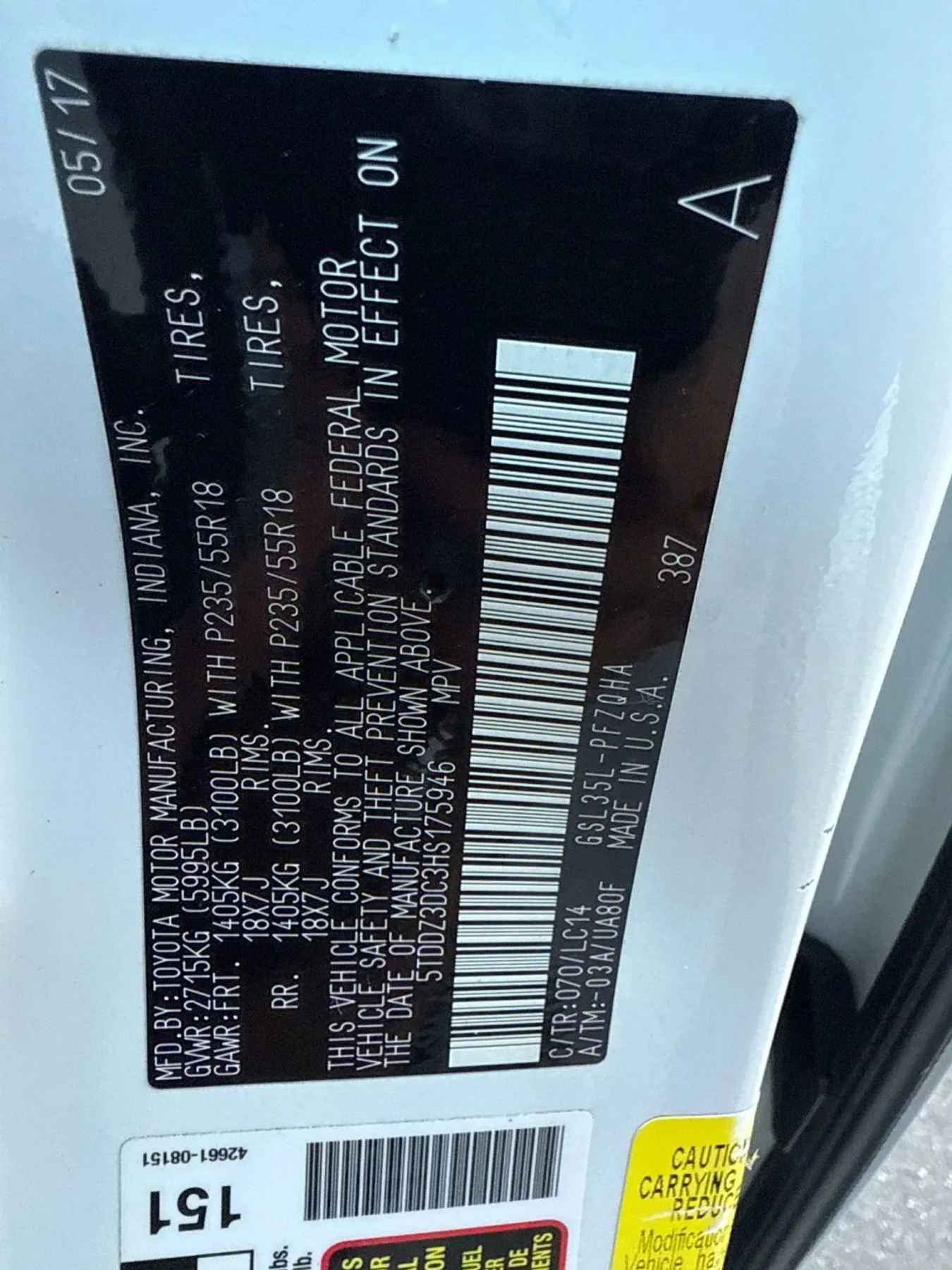 Used 2017 Toyota Sienna XLE w/ XLE Navigation Package AWD/4WD image 34