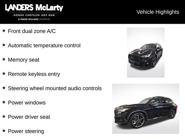 Used 2023 INFINITI QX50 Sport AWD/4WD image 6