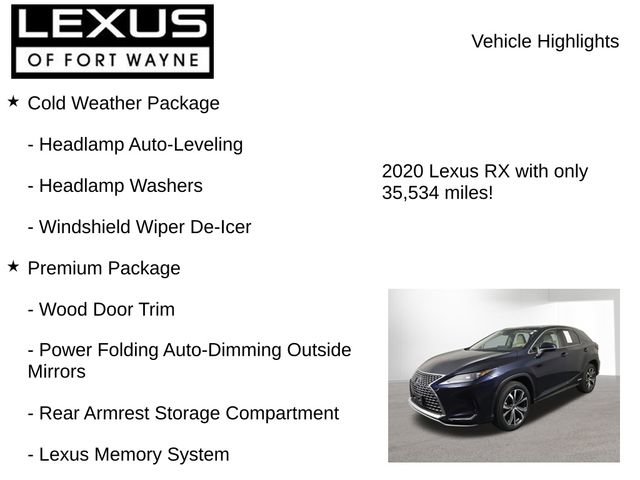 Used 2020 Lexus RX 450h AWD w/ Premium Package image 7