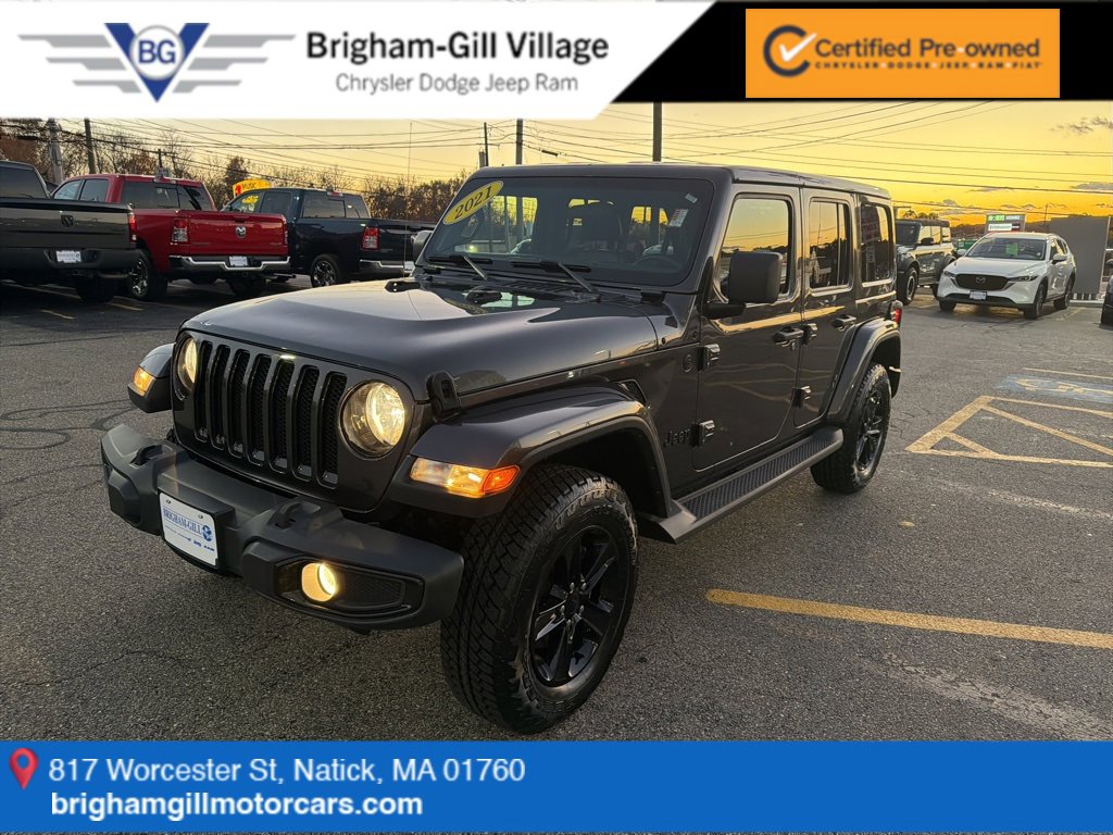 Certified 2021 Jeep Wrangler Unlimited Sahara image 1