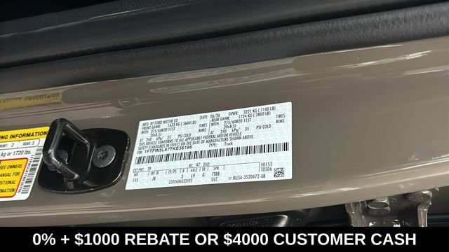 New 2026 Ford F150 Lariat w/ Equipment Group 501A Mid AWD/4WD image 35