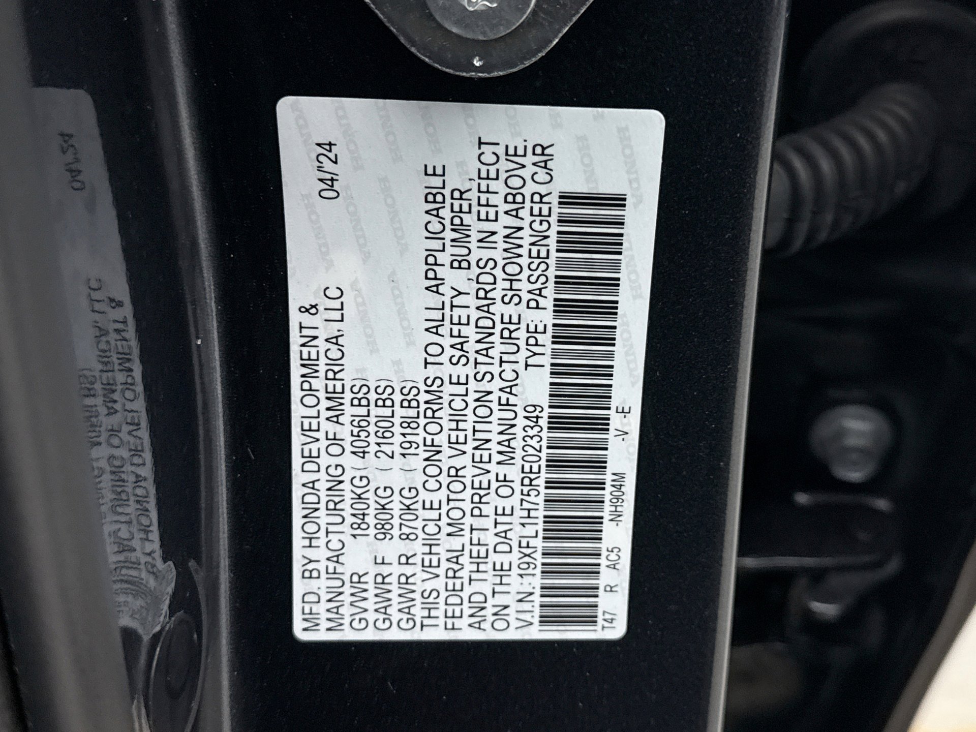 Used 2024 Honda Civic EX-L image 24