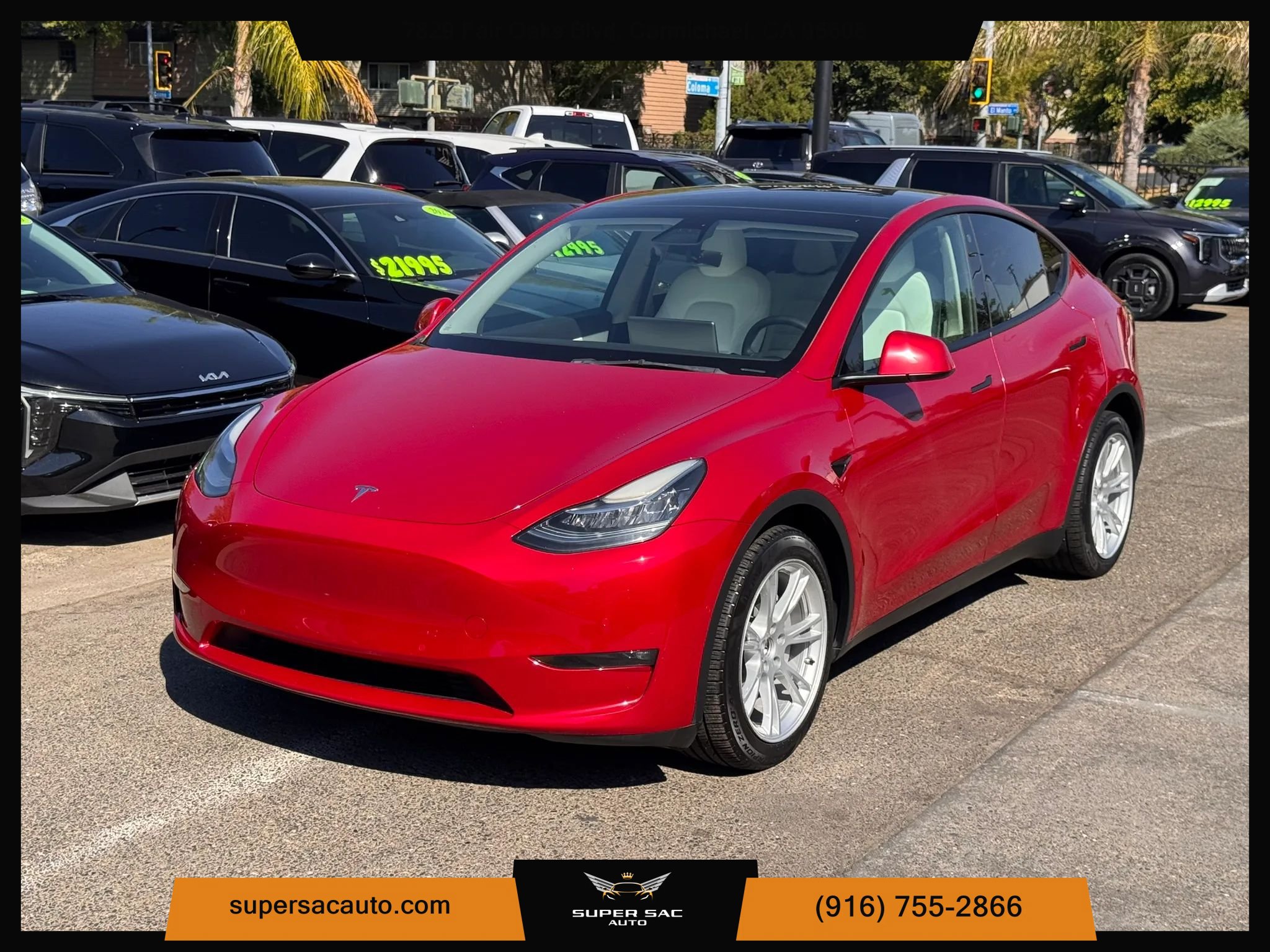 Used 2022 Tesla Model Y Long Range AWD/4WD image 1