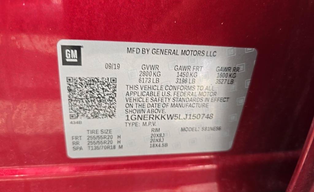 Used 2020 Chevrolet Traverse Premier FWD image 19