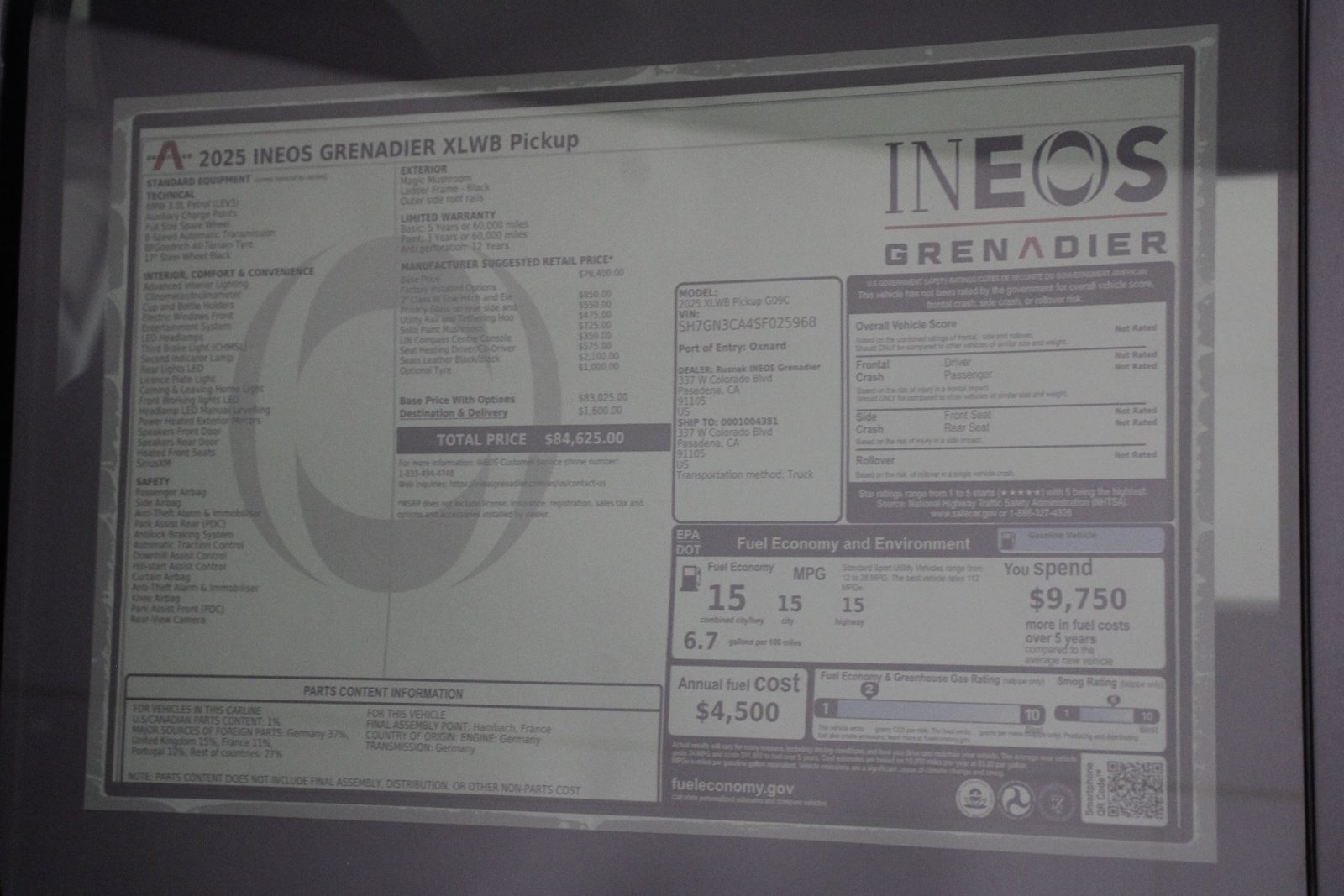 New 2025 INEOS Grenadier Quartermaster AWD/4WD image 22