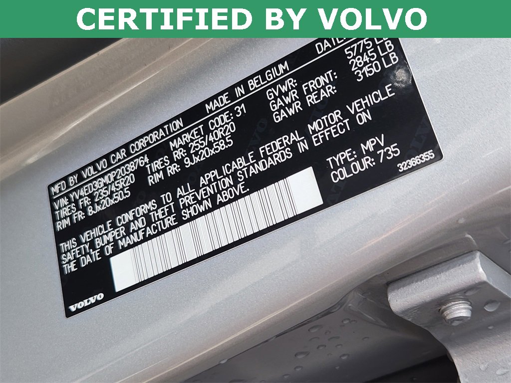 Used 2023 Volvo C40 P8 Recharge Ultimate w/ Protection Package Premier image 35