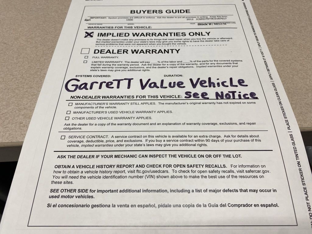 Used 2012 RAM 1500 Laramie AWD/4WD image 32