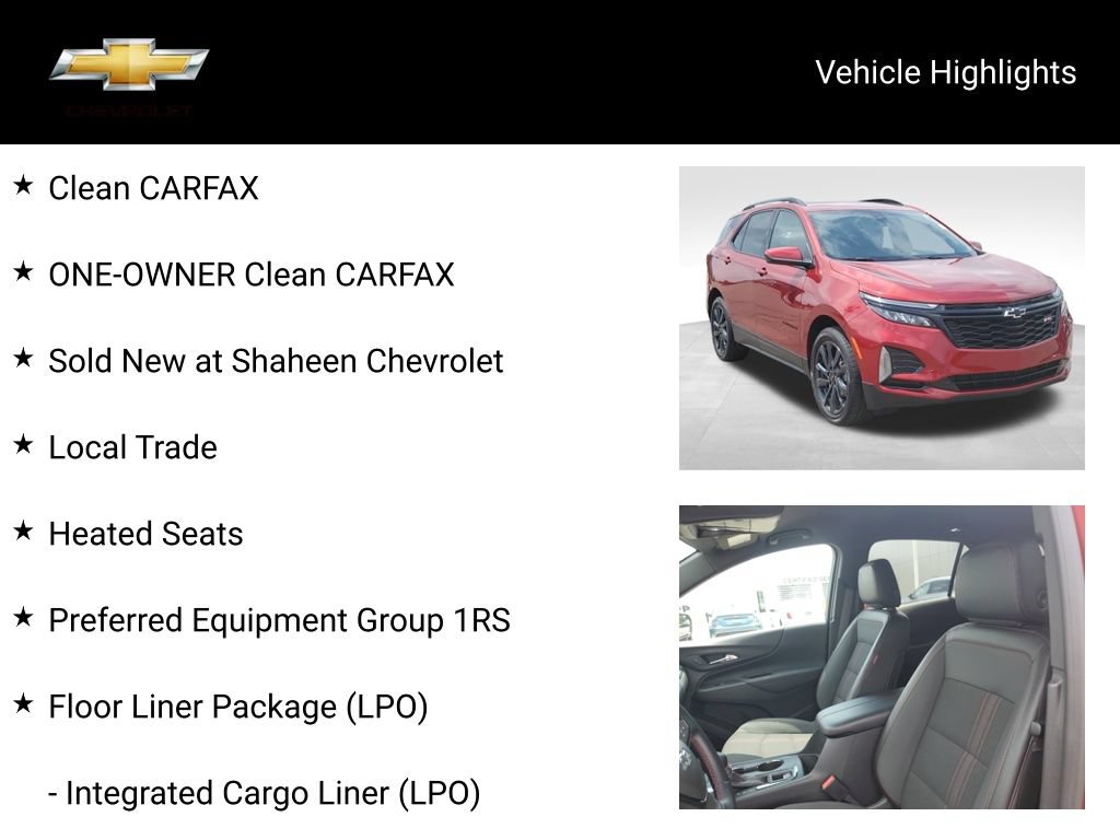 Certified 2024 Chevrolet Equinox RS w/ LPO, Floor Liner Package FWD image 18
