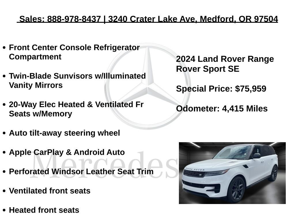 Used 2024 Land Rover Range Rover Sport SE image 18