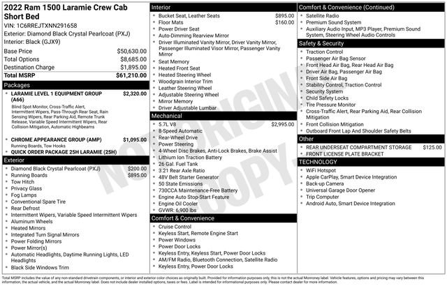 Used 2022 RAM 1500 Laramie image 18