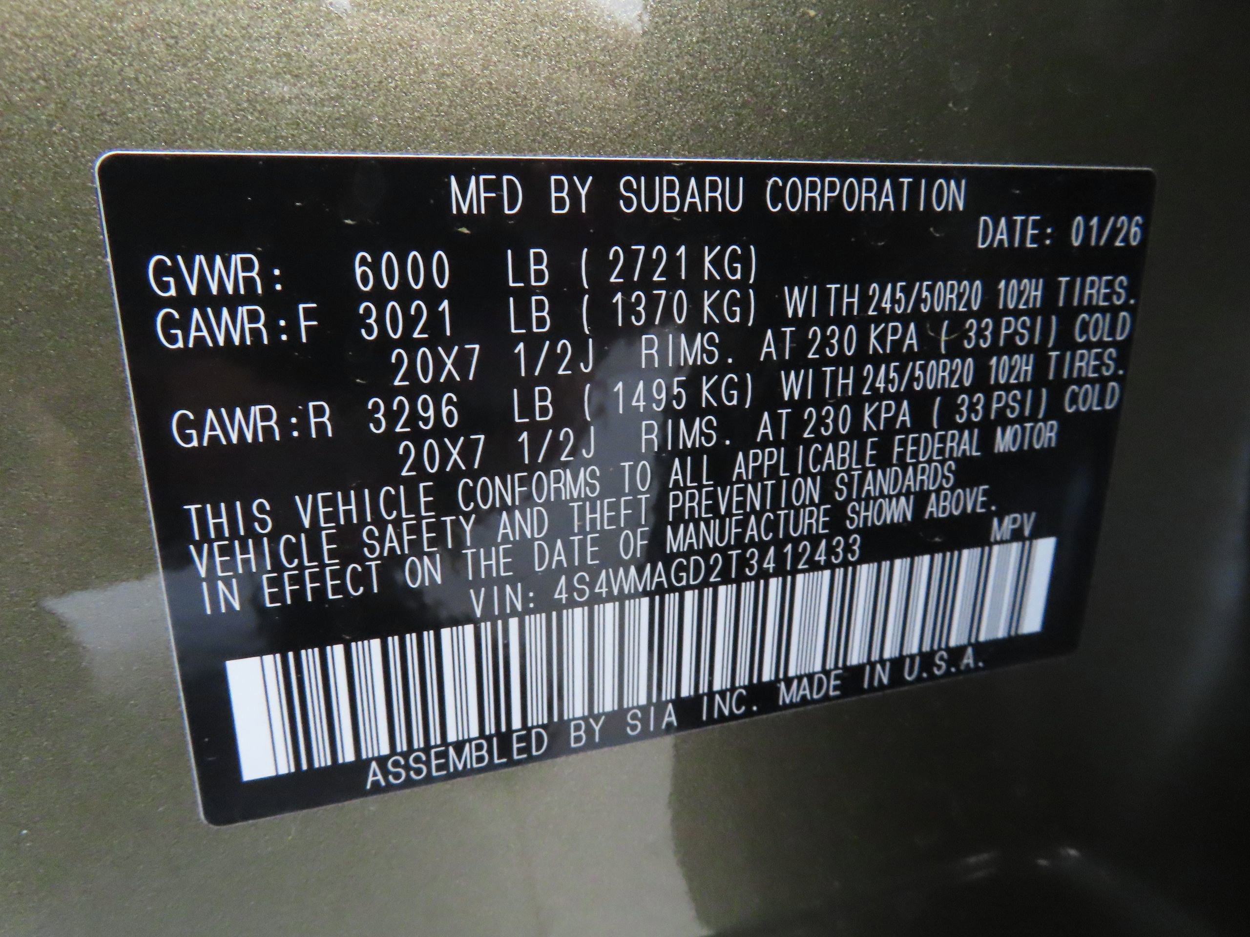 New 2026 Subaru Ascent Limited image 31