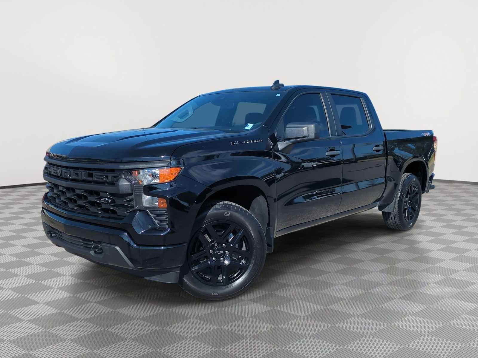 Certified 2024 Chevrolet Silverado 1500 Custom w/ LPO, Dark Essentials Package