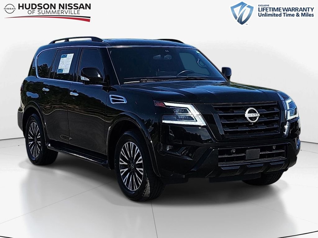 Used 2024 Nissan Armada SL w/ Midnight Edition Package RWD image 1