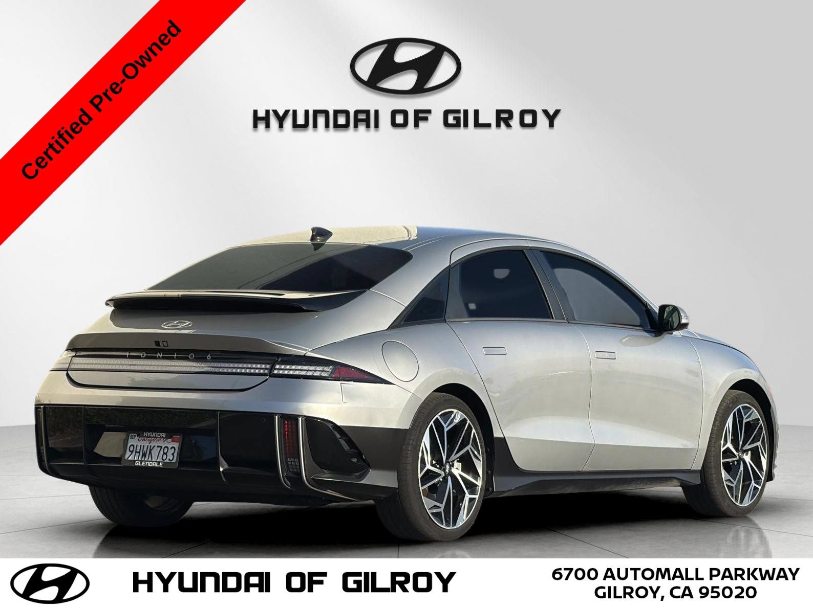Certified 2023 Hyundai Ioniq 6 SEL w/ Cargo Package RWD image 7