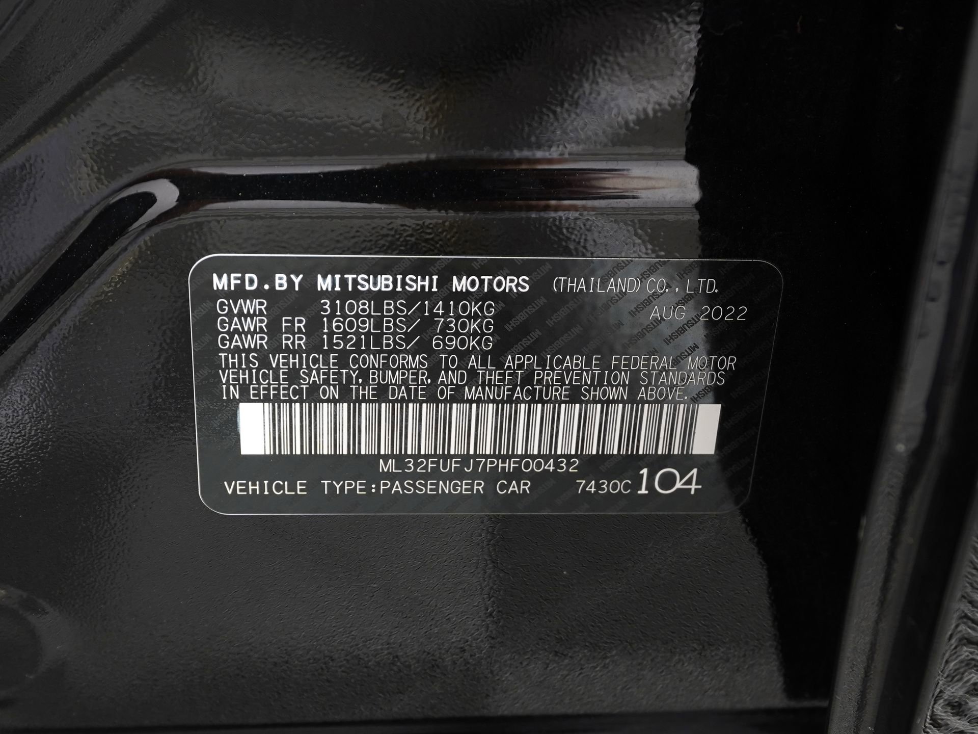 Used 2023 Mitsubishi Mirage G4 Black Edition FWD image 23