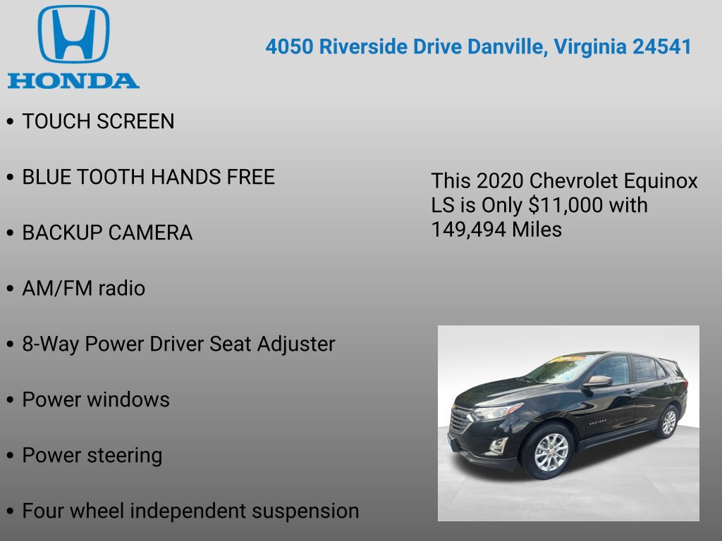 Used 2020 Chevrolet Equinox LS w/ LS Convenience Package FWD image 12