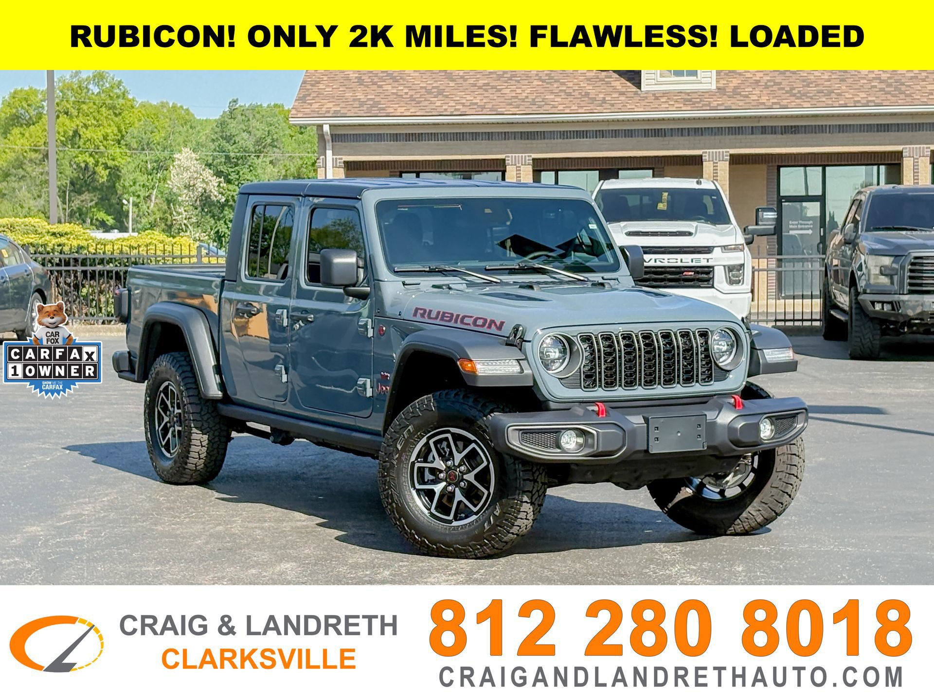 Used 2025 Jeep Gladiator Rubicon w/ Convenience Group AWD/4WD image 1