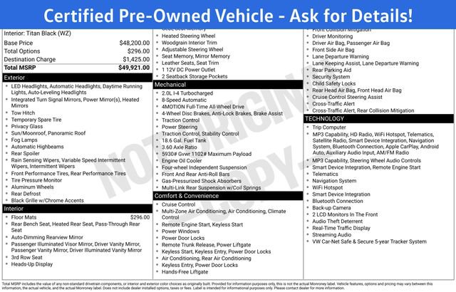 Certified 2025 Volkswagen Atlas SEL AWD/4WD image 7