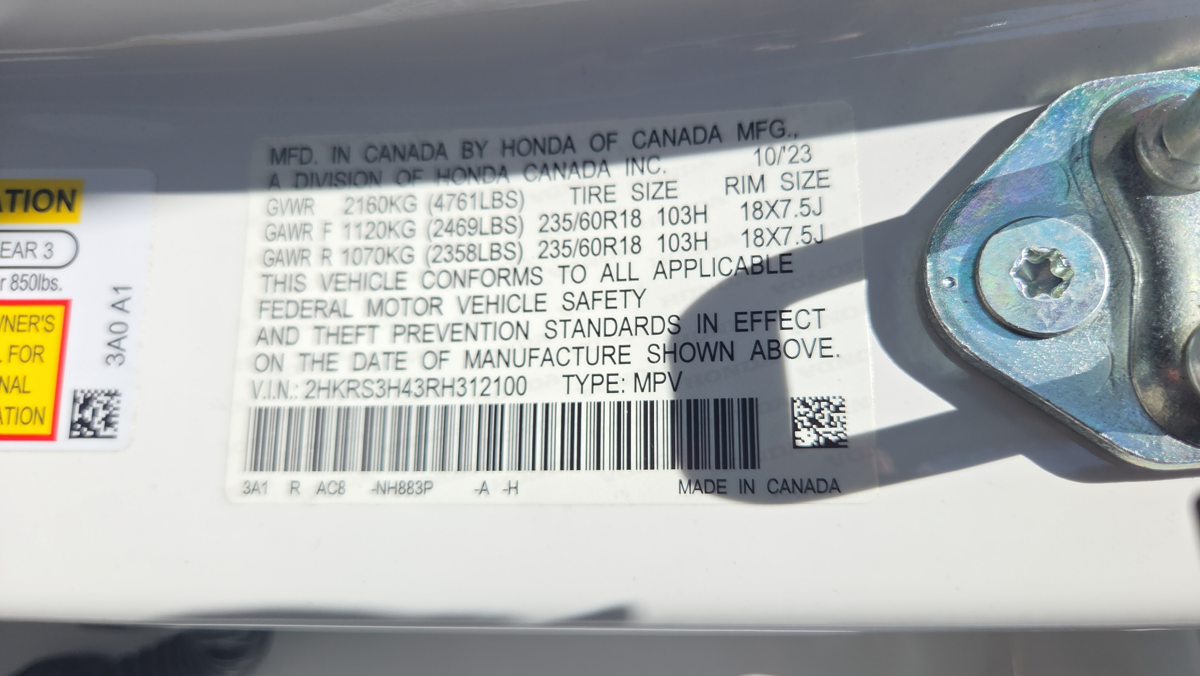 Certified 2024 Honda CR-V EX image 21