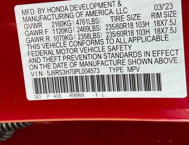 Certified 2023 Honda CR-V EX-L image 34
