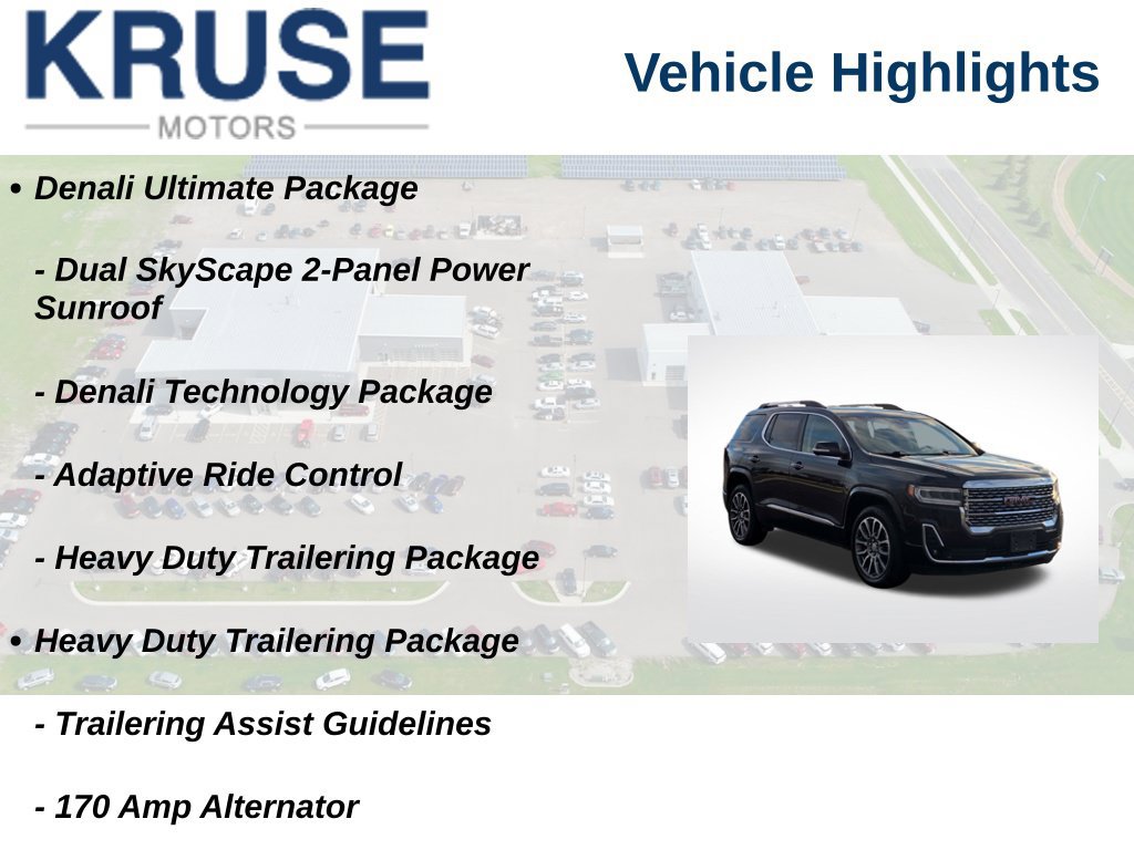 Used 2021 GMC Acadia Denali w/ Denali Ultimate Package AWD/4WD image 18