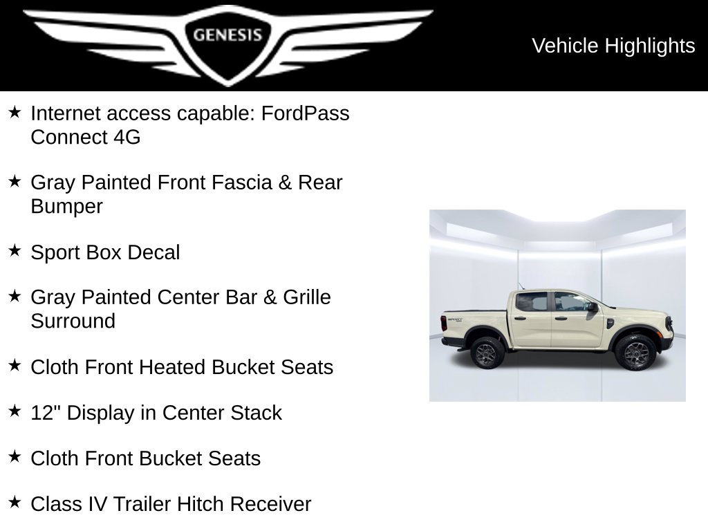 Used 2025 Ford Ranger XLT w/ Equipment Group 301A High AWD/4WD image 21