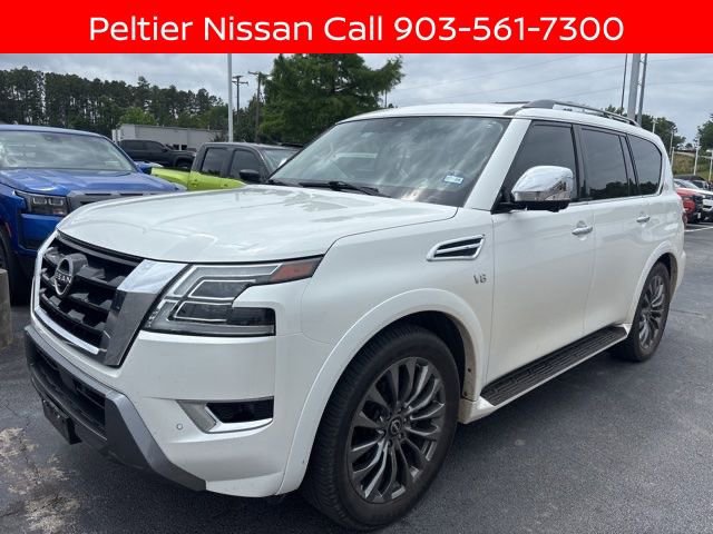 Certified 2021 Nissan Armada Platinum w/ Captain's Chairs Package RWD image 7