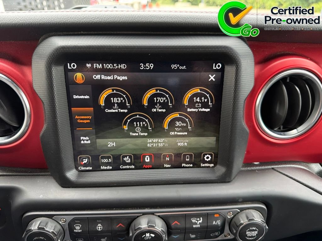 Certified 2020 Jeep Gladiator Rubicon AWD/4WD image 87