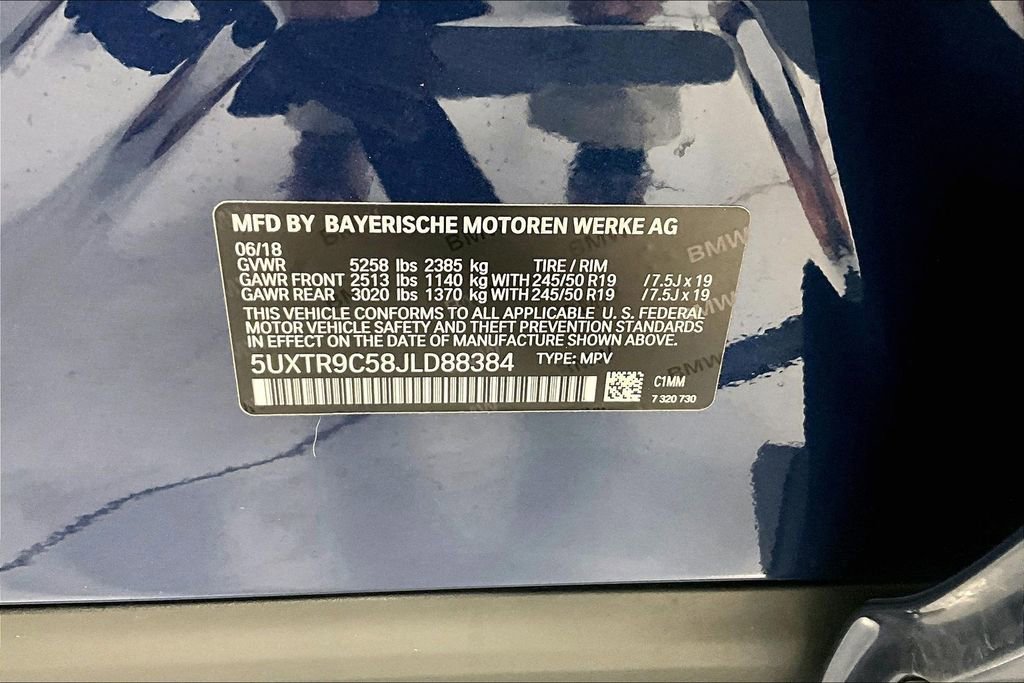 Used 2018 BMW X3 xDrive30i w/ Executive Package image 42