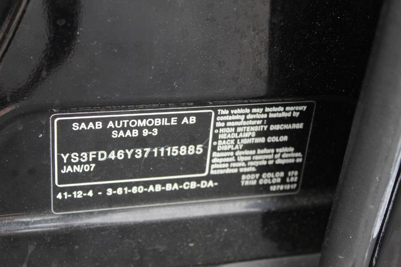 Used 2007 Saab 9-3 2.0T image 11
