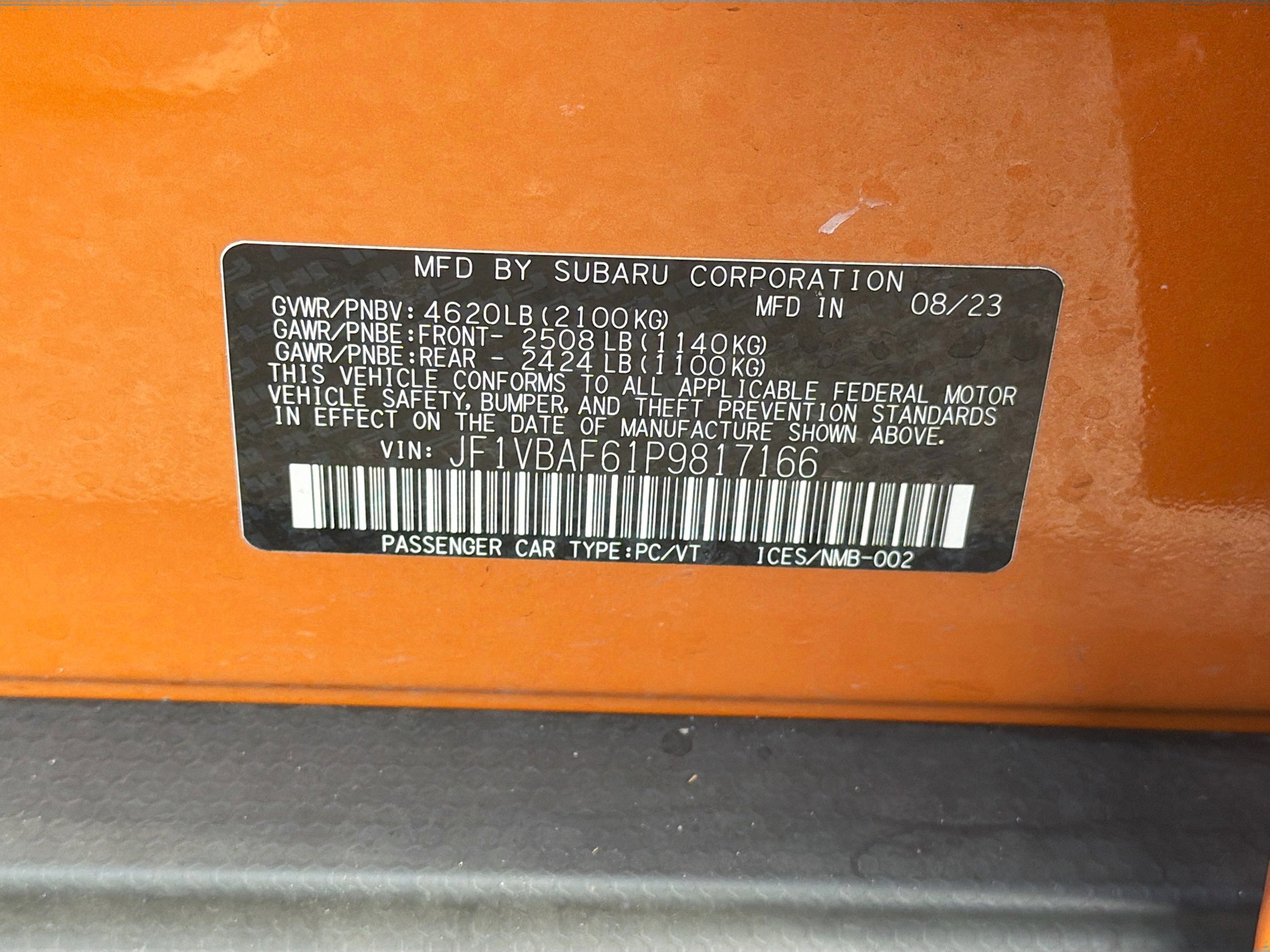 Certified 2023 Subaru WRX Premium image 37