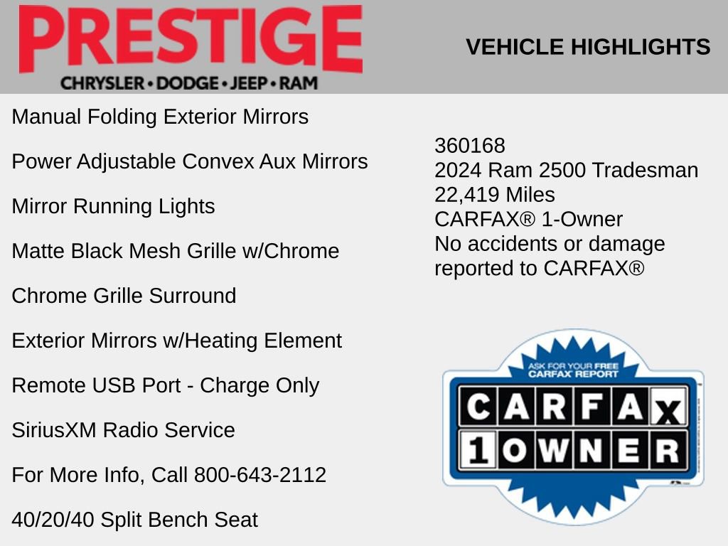 Used 2024 RAM 2500 Tradesman AWD/4WD image 12