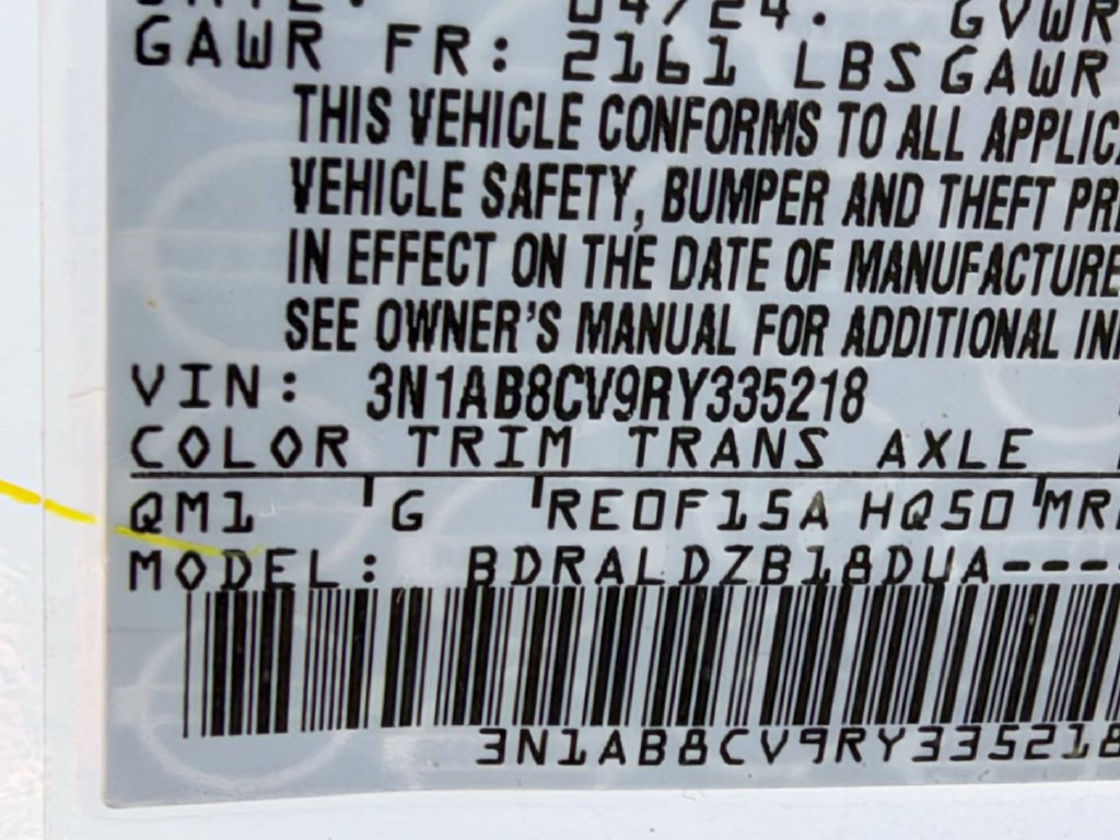 Used 2024 Nissan Sentra SV FWD image 33