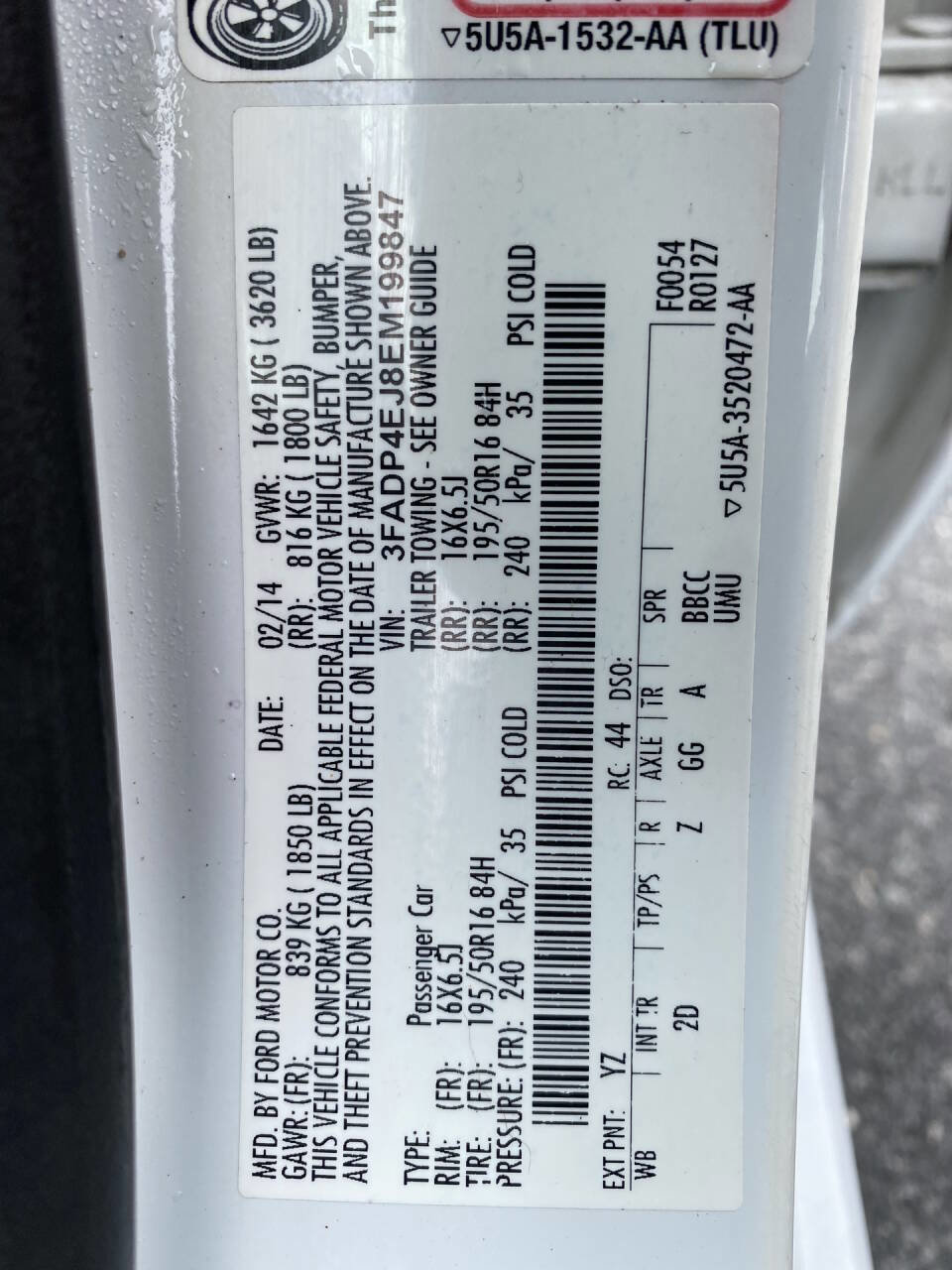 Used 2014 Ford Fiesta SE w/ Equipment Group 201A image 32
