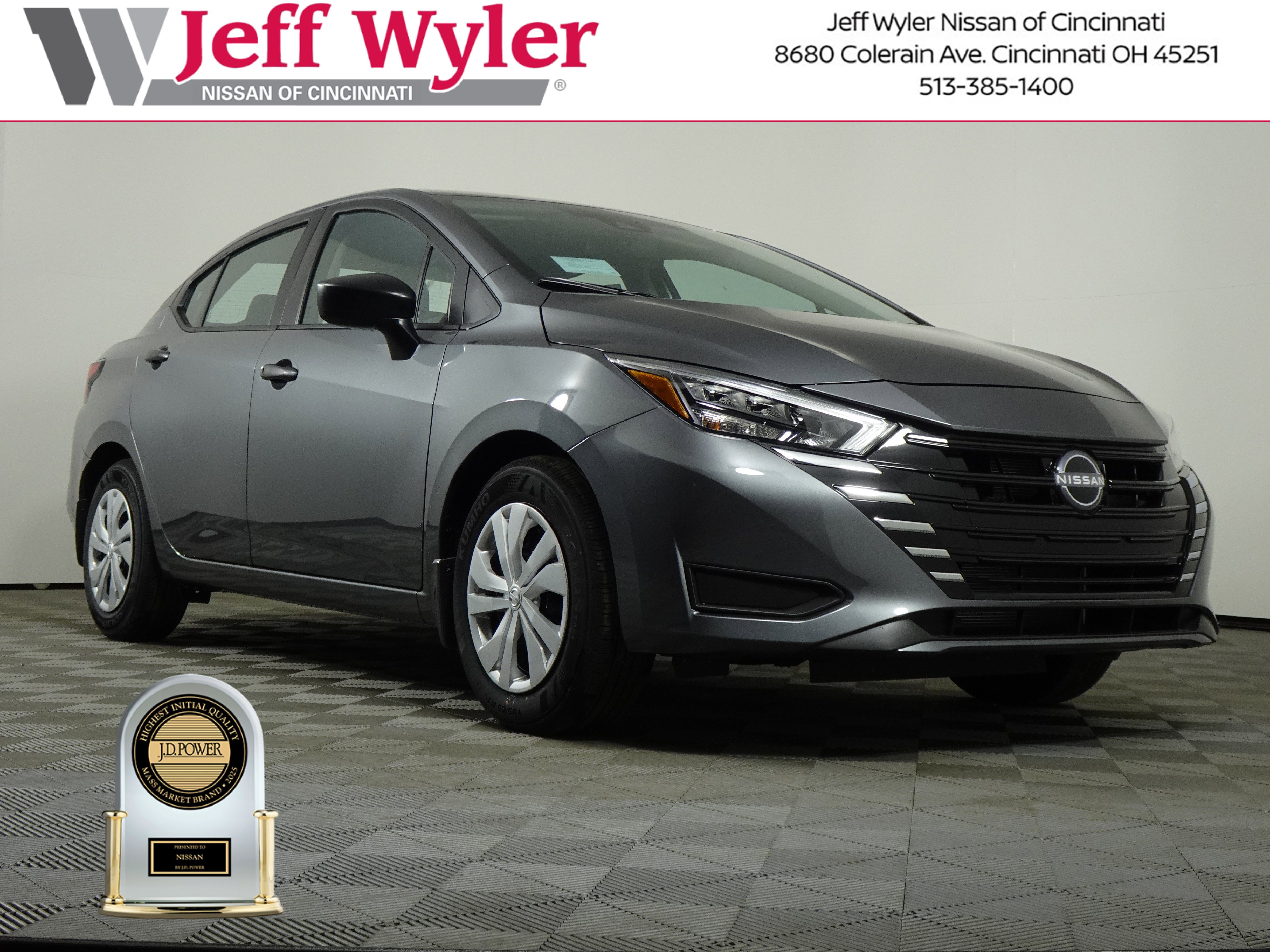 New 2025 Nissan Versa S w/ Trunk Package