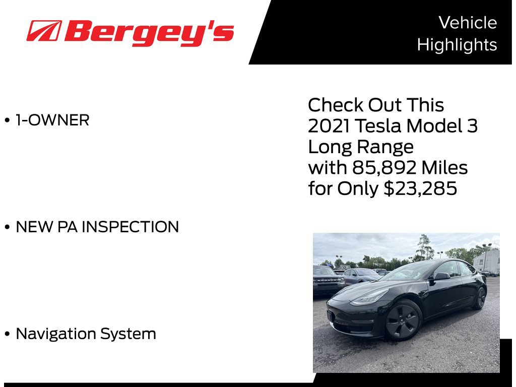 Used 2021 Tesla Model 3 Long Range AWD/4WD image 5