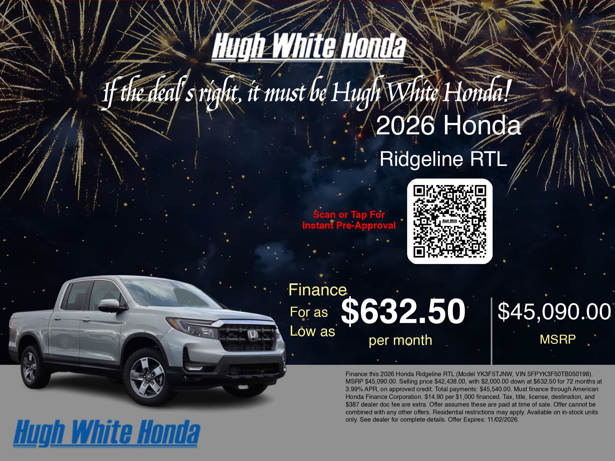 New 2026 Honda Ridgeline RTL image 34