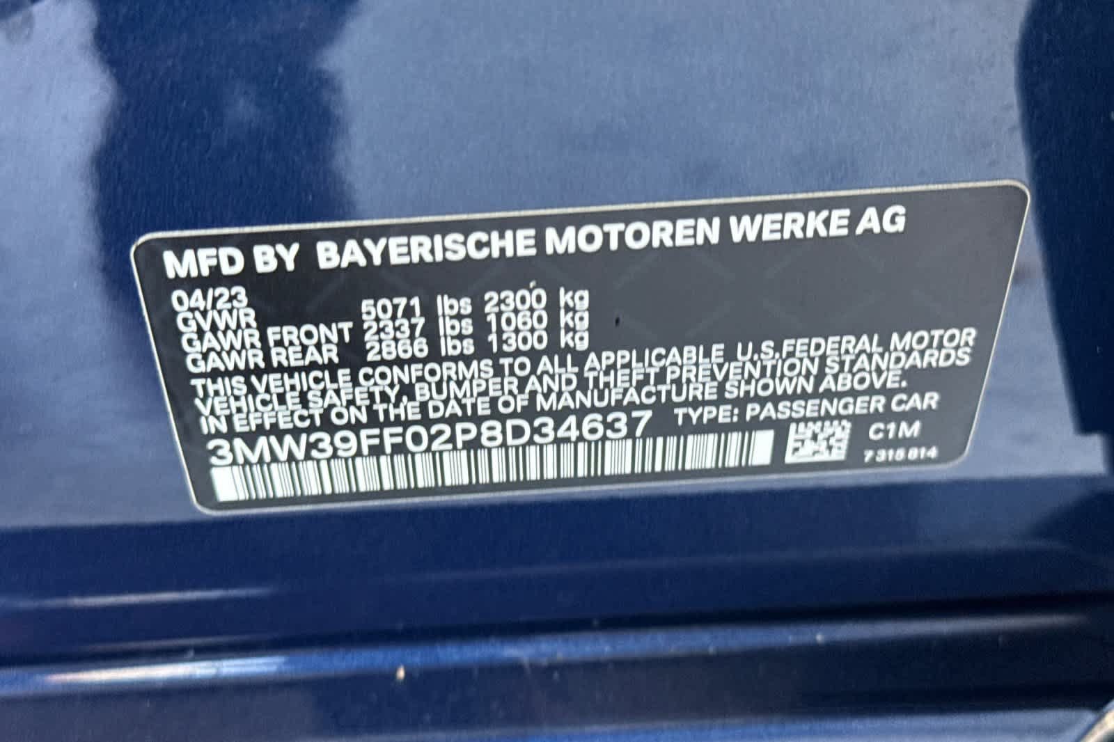 Used 2023 BMW 330e w/ Premium Package RWD image 33