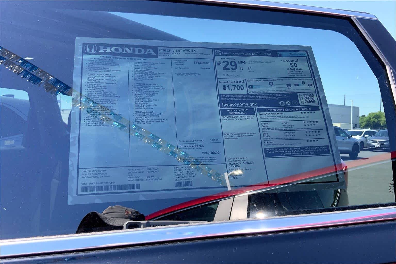 New 2026 Honda CR-V EX image 21