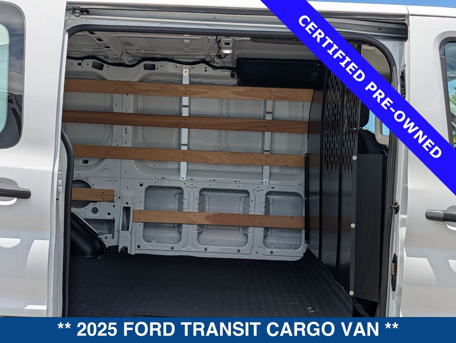 Certified 2025 Ford Transit 250 Low Roof w/ Exterior Upgrade Package RWD image 14