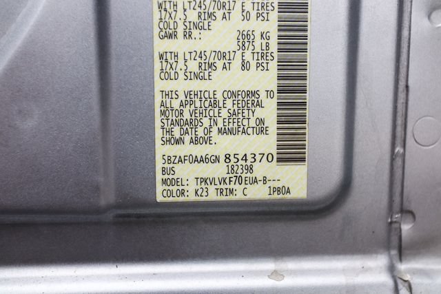 Used 2016 Nissan NV 3500 SL RWD image 66